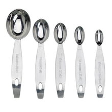 Load image into Gallery viewer, Cuisipro - Measuring Spoons - Set of 5 Spoons - Stainless Steel