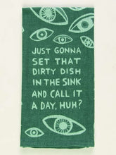 Load image into Gallery viewer, Dish Towels - Blue Q, funny various styles