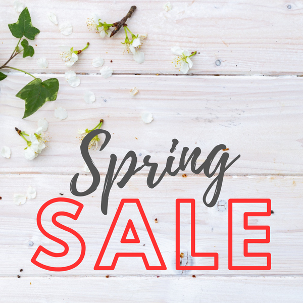 Spring Sale!!! Save 25% when shopping online!