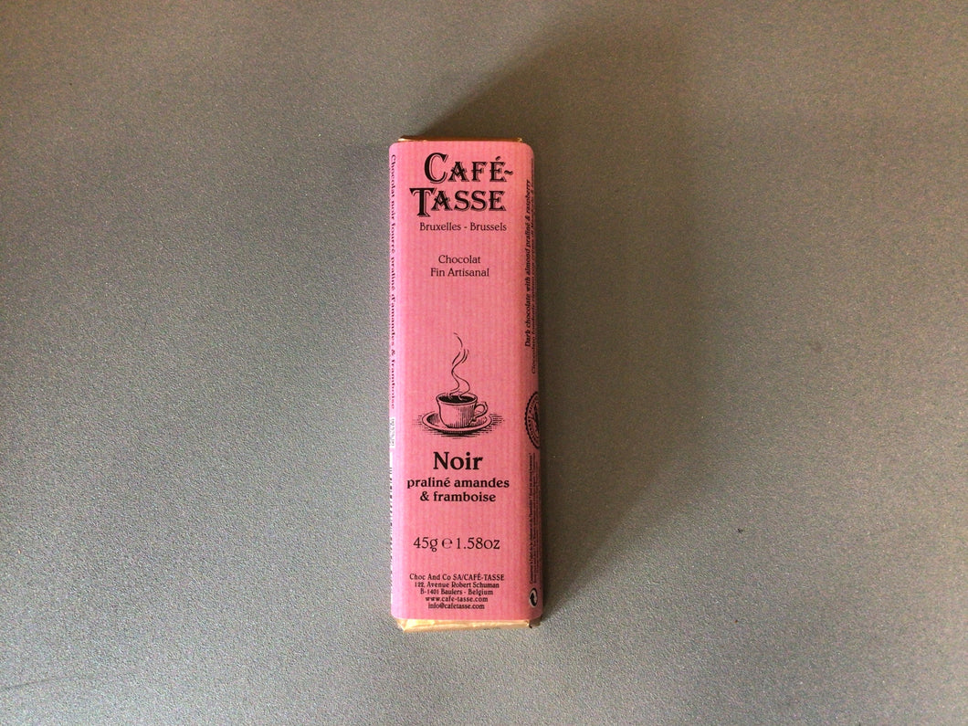 Cafe-Tasse - Dark Chocolate Bar With Rasberry