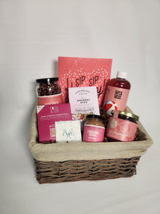 Pretty in Pink Gift Basket