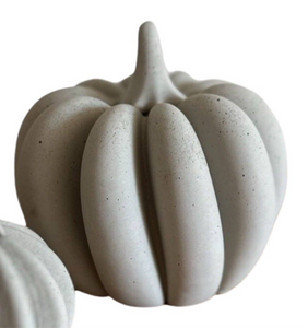 Concrete Pumpkin Large