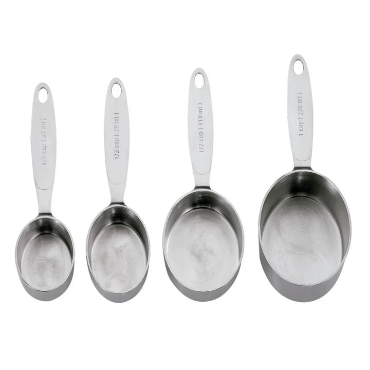 Cuisipro - Measuring Cups - Set of 4 Cups - Stainless Steel