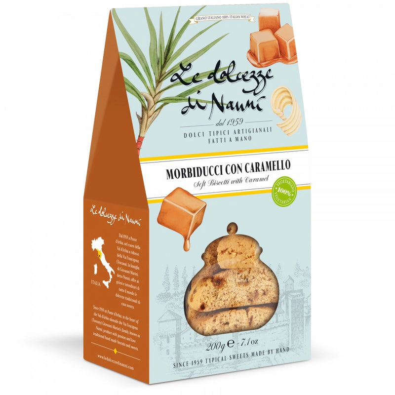 Morbiducci Soft Biscotti with Caramel