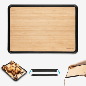 Flip Edge Bamboo Cutting Board