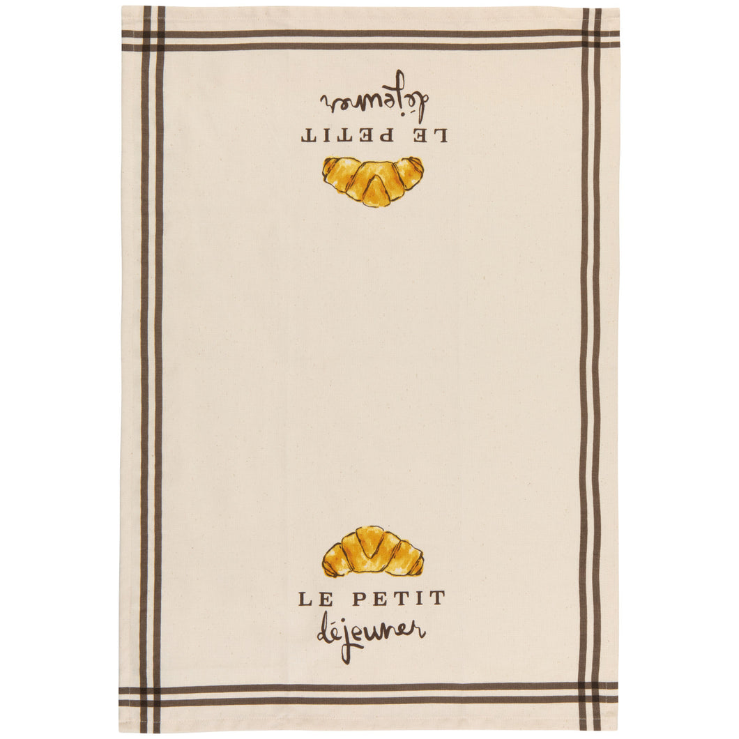 DishTowel - Le Petit Dejeuner Croissant