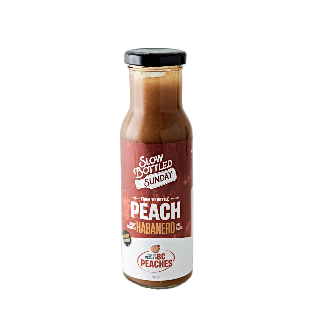 Slow Bottled Sunday - Peach Habanero Hot Sauce