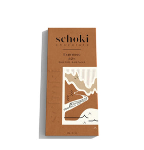 Schoki Chocolate - Dark Milk Espresso 62%