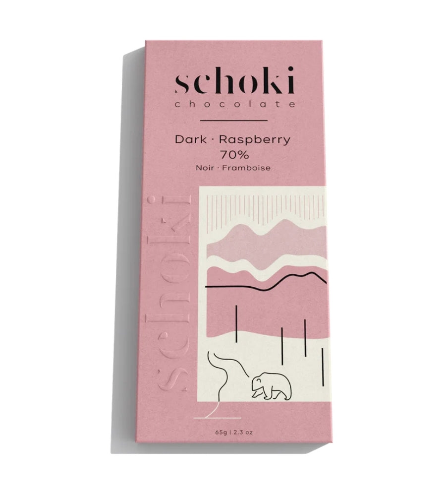 Schoki Chocolate - Dark Raspberry 70%