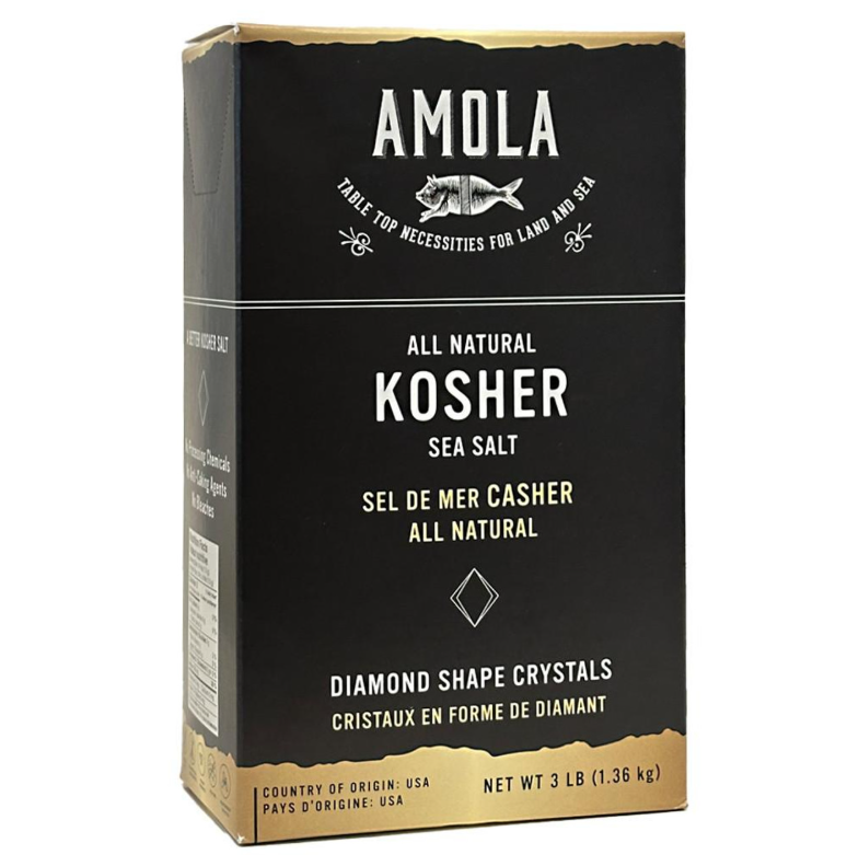 Amola - Kosher Sea Salt - All Natural, 1.36kg