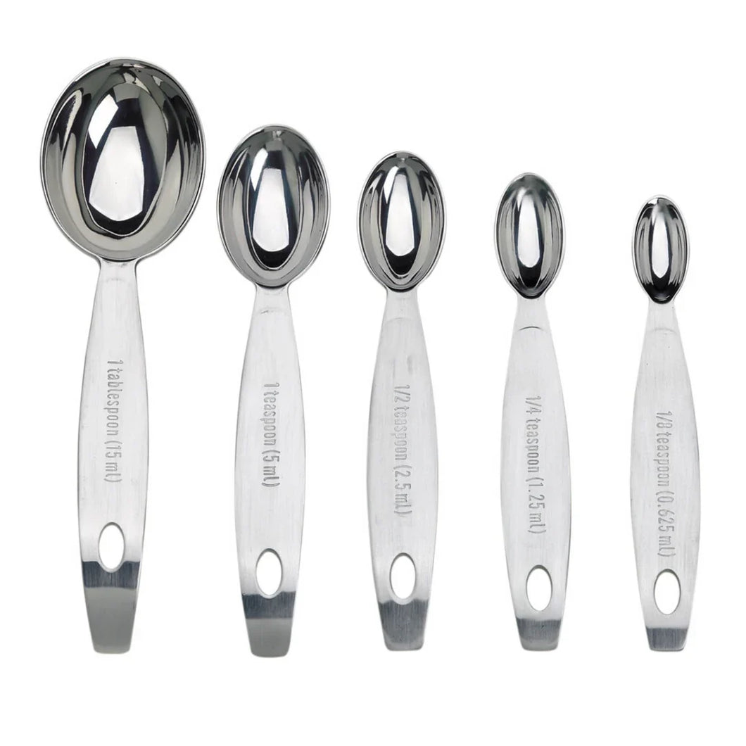 Cuisipro - Measuring Spoons - Set of 5 Spoons - Stainless Steel