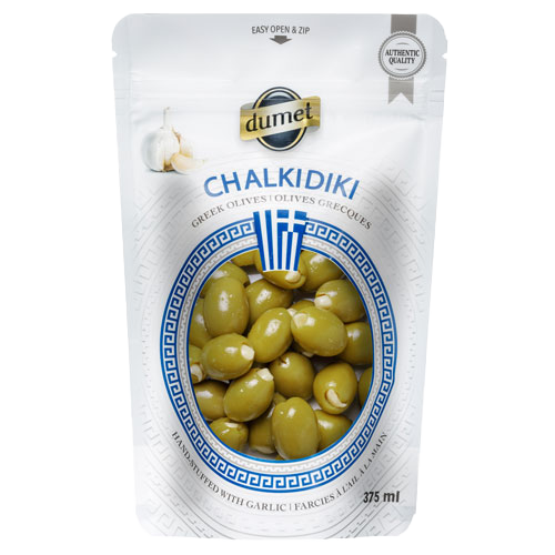 Dumet - Garlic Stuffed Greek Green Olives Chalkidiki