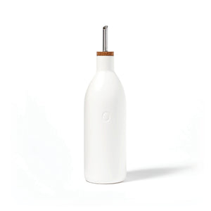 White Ceramic Olive Oil Dispenser