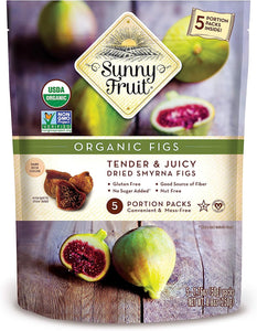 Sunny Fruits - Organic Figs, 5 portion packs