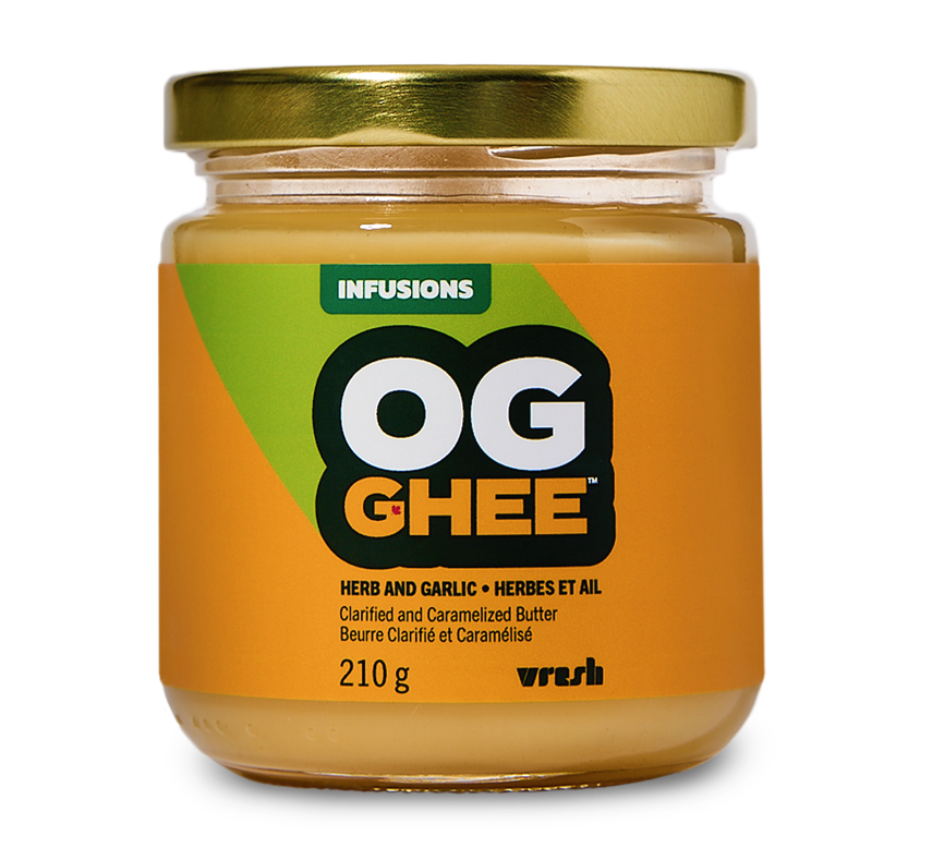 OG Ghee - Clarified and Caramelized butter, Herb and Garlic