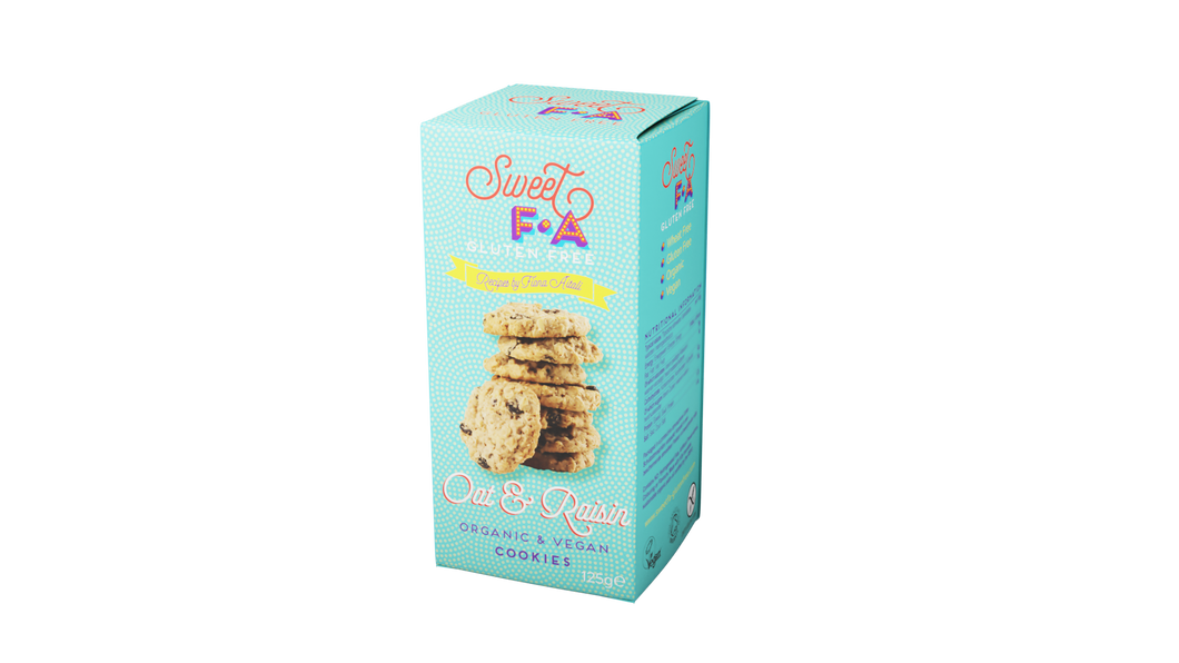 Sweet FA Gluten Free - Oat & Raisin Cookies