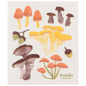 Swedish Dishcloth - Field Mushrooms