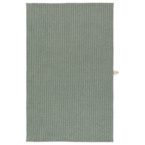 DishTowel  - Jade Stripe Linen and Cotton