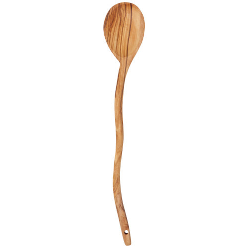 Olive Wood Wavy Rounded Spoon