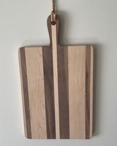 Artisan made Wood Cutting Board - Maple and Black Walnut #251