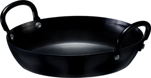 Thermalloy - 11.8" Black Carbon Steel Paella