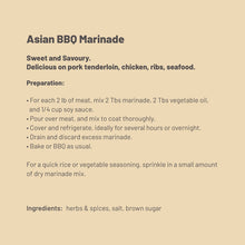 Load image into Gallery viewer, Spice Works - Asian BBQ Marinade Mix
