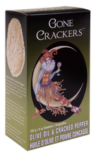 Load image into Gallery viewer, Gone Crackers - Olive Oil &amp; Cracked Pepper
