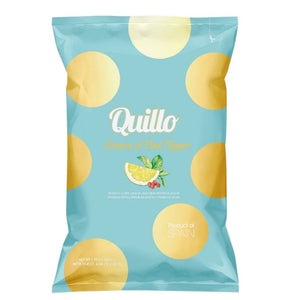 Quillo Potato Chips - Lemon & Pink Pepper - Premium Potato Chips