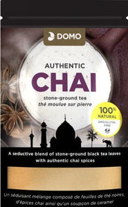 Domo Tea - Authentic Chai Stone-Ground Tea latte