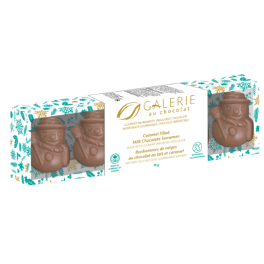 Galerie - Milk Chocolate Caramel Snowmen