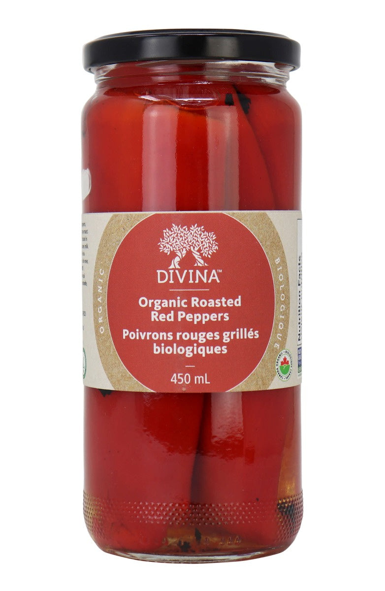 Divina - Roasted Red Peppers, Organic