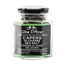 Cote d'Azur - Capers in coarse sea salt