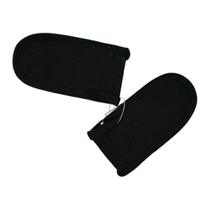 Handle Holders - Quilted black Set of 2