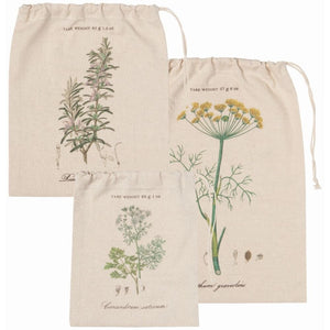 Produce Bag - Set/3 Garden Herbs