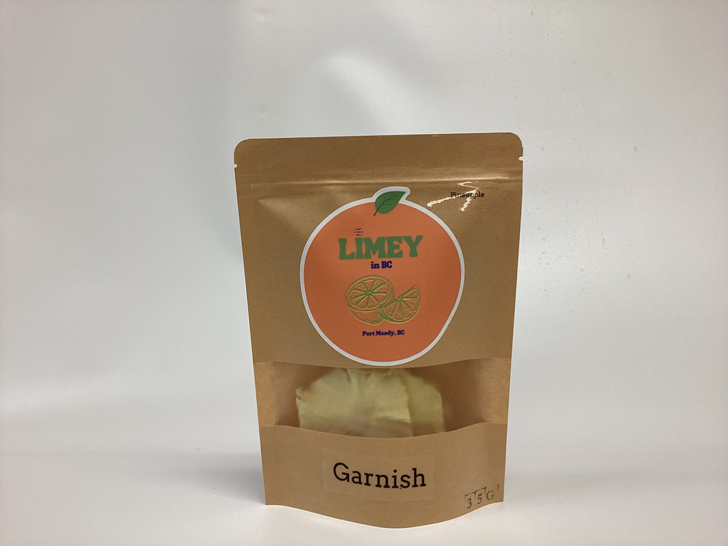 LIMEY in BC - Dehydrated Pineapple Slices