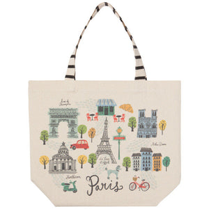 Paris-Tote Shopping Bag