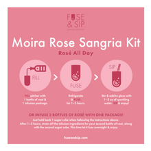 Load image into Gallery viewer, Fuse &amp; Sip - Moira Rose Sangria - Rose Cranberry &amp; Pineapple Infusion
