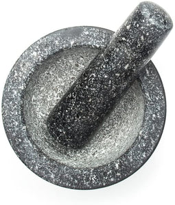 Mortar and Pestle, Dark Grey Granite, 5.5"