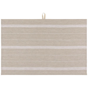 Dishtowel, Linen - Maison Stripe White