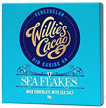 Load image into Gallery viewer, Willie&#39;s Cacao - Milk chocolate with sea flakes
