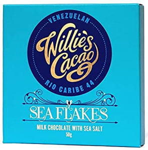 Willie's Cacao - Milk chocolate with sea flakes